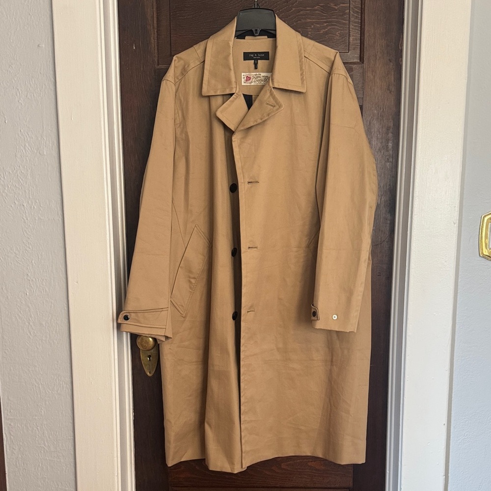 Rag & Bone Men’s Trenchcoat - Size Large